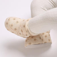 Botas De Nieve Para Bebés Recién Nacidos De Algodón Antideslizantes Y Cálidas Zapatos Para Caminar Infantiles Con Peluche - details 29
