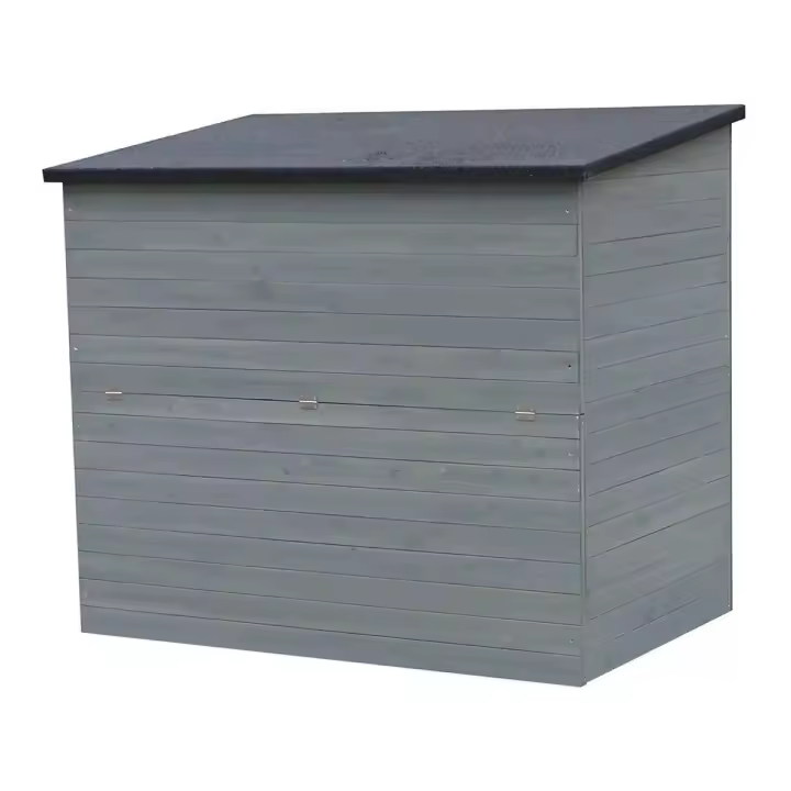 Caja de madera para jardín - 137 x 91 x 121 cm - Antracita - 1