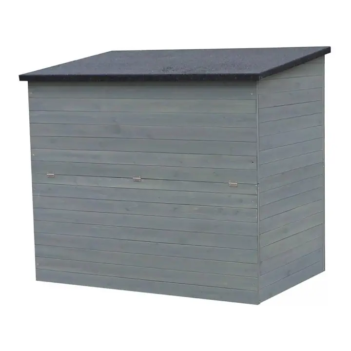 Caja de madera para jardín - 137 x 91 x 121 cm - Antracita - 1