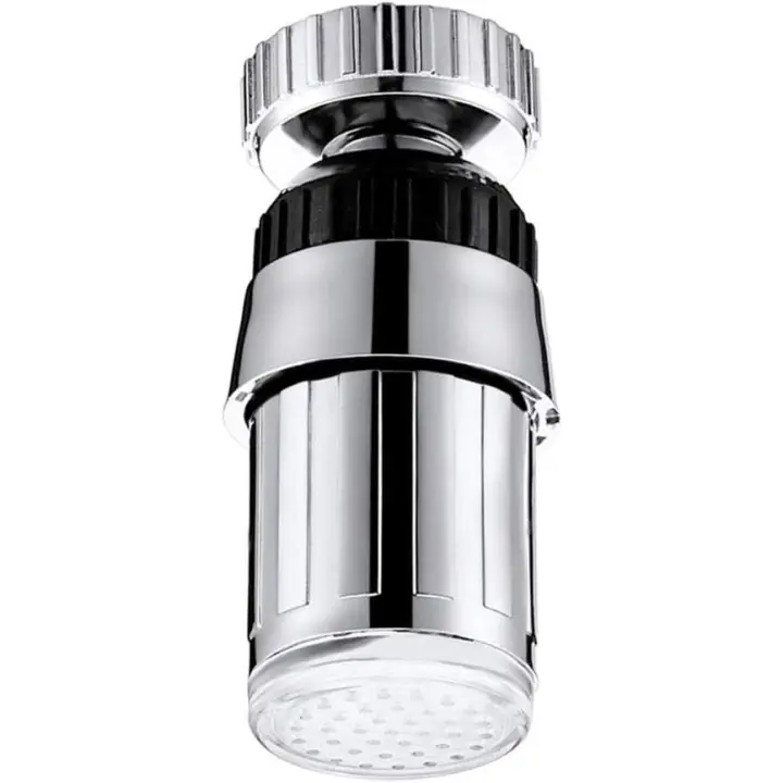 Grifo de agua Sensor de temperatura Fregadero de cocina Baño Aireador Grifo automático Tricolor - 1