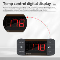Termostato Digital Para Incubador Controlador De Temperatura Calentamiento Enfriamiento Refrigeración Descongelación Relé Sensor - details 25