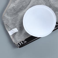 3PCS Deportiva Para Niñas Prenda Interior De Algodón Transpirable Con Tirantes Cruzados Estilo Diario Adecuado Para Entrenamiento Y Fitness - details 15