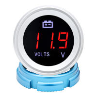 Gauge De Temperatura De Agua 52mm Para Coche Con Pantalla Digital LED Y Función De Alarma Medidor De Nivel De Combustible Voltímetro Y Presión De Aceite - details 17
