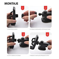 LIFA Soporte de teléfono para coche universal para el salpicadero y parabrisa - details 9