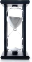 Reloj de Arena de 60 Minutos, Reloj de Arena de Madera. Tiempo: 60 Minutos (10% de desviación de Tiempo) 8x4x4 pulgadas - details 0