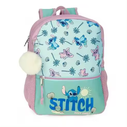 Mochila Escolar Stitch 33x27x11cm. - 1