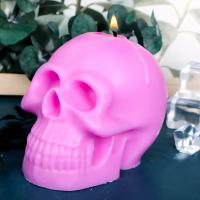 Molde De Silicona 3D De Cráneo Para Velas Y Jabón DIY Herramienta De Cera Epoxy Para Decoración De Halloween Regalos Para El Hogar - details 6