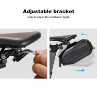 Bolsa De Sillín Para Bicicleta Impermeable Pequeña Almacenamiento Negro Kit De Accesorios Trasero Reflectante MTB Carretera - details 10