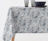 Manterol - Mantel antimanchas resinado cuadros. Mantel rectangular y cuadrado de tela con tratamiento antimanchas. Repele el agua y las manchas. Mantel de calidad y duradero. - details 2