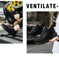 Zapatos De Seguridad Para Hombre Con Punta De Acero Indestructibles Y Protección Contra Punzadas Botas De Trabajo Ligeras Y Resistentes - details 18