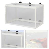 Caja De Cría Para Pez Separador De Juveniles Incubador De Hatching Red De Cría Con Ventosas Para Nuevo Natación De Clownfish - details 4