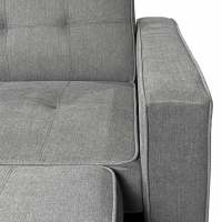 Sofá Cama Izan - Color Gris - 2 Plazas - Sofá tapizado - Fabricado en España - Somnia Descanso - details 3