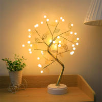 Mini Árbol De Navidad LED Lámpara De Noche Para Decoración De Habitación Y Casa Luz De Fairy Para Adornos Navideños - details 2