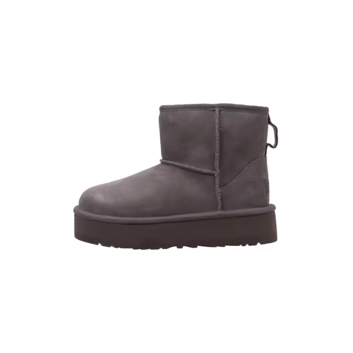 UGG CLASSIC MINI PLATFORM  Bota Plataforma Niña Gris - 1