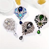 Broche De Cristal Grande De Lujo Multi-estilo Moda Brillante Boutique Lady Fiesta Boda Broches De Joyería De Pin - details 2
