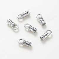 10Pcs Abrazaderas De Cierre Para Cordones De Cuero Y Cadena De Joyería DIY Platinadas En Latón Y Oro 14K/18K Con Anillo - details 6