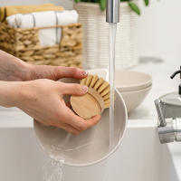 Cepillo De Platos De Madera Duradero Y Portátil Para Limpieza De Cocina Con Sisal Y Coco Ecológico Y Sin Residuos - details 4