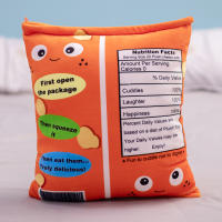 Juguete De Peluche Lindo En Polvo De Queso 6 Piezas Almohada De Snack Para Niños Regalo De Cumpleaños Para Niño Y Niña - details 1