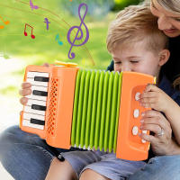 Accordión De Juguete Con 10 Teclas Y 8 Bajos Instrumento Musical Educativo Para Niños Desarrollo De Interés Musical Regalo Para Niños Principiantes - details 0
