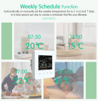Termostato Inteligente Tuya Para El Hogar Control Remoto De Temperatura Para Suelo Calentado Eléctrico Y Calefacción De Gas Con Google Alexa - details 8