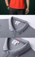 Camisa Polo De Color Sólido Para Hombre Estilo Casual Verano Manga Corta Grande Talla Moda Callejera Sin Capucha - details 14