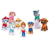 paw patrol peluche perito azul chase,rojo mashall,amarillo ruble,rosa skey,verde rock,gris everte,para ninos regalo,rey,cumpleano,coleccion,play by play - details 0