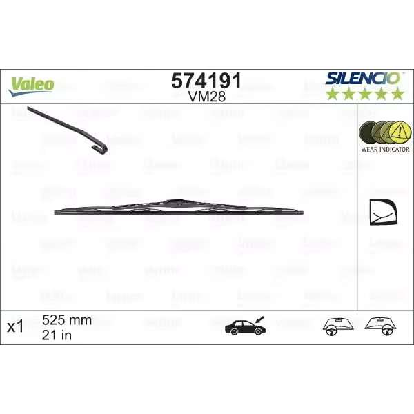 Limpiaparabrisas 574191 VALEO - 1