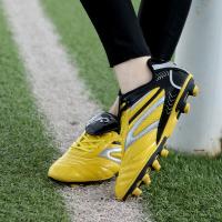 Zapatos De Fútbol Para Hombres Nuevos De Cuero Alto Top Training Cleats Deportivas Respirables Talla True Flywire PU Para Principiantes Outdoor Lawn - details 8