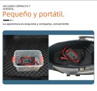 Cargador De Batería Para Motocicleta Y Coche 12V 6A Inteligente Automático Rápido Poder Carga Wet Dry Ácido De Plomo LCD - details 14