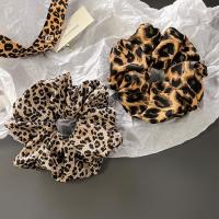 Scrunchies De Impresión De Leopardo Cinta Elástica Para El Cabello Accesorio Elegante Para Mujer Amarrar El Cabello Con Alta Elasticidad - details 0