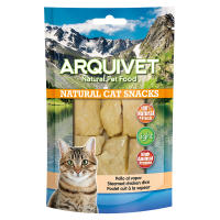 Pack de 6 bolsas(50g) - Arquivet Snack Natural para Gatos de Pollo al Vapor - details 0