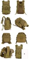 40l Gran capacidad mochila táctica Militar nylon impermeable paraguas mujeres para senderismo Deportes Caza camping trekking Ciclismo Escalada - details 6
