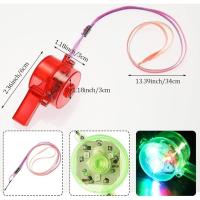 10/30pcs Silbato LED Con Luz Que Brilla En La Oscuridad Y Correa Collar De Juguete Para Fiestas Suministros De Brillo - details 2
