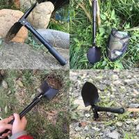 Shovel Multifuncional Plegable 4-en-1 Para Supervivencia Al Aire Libre Y Camping Durable Acero Inoxidable Con Sierra Y Abrebotellas - details 4