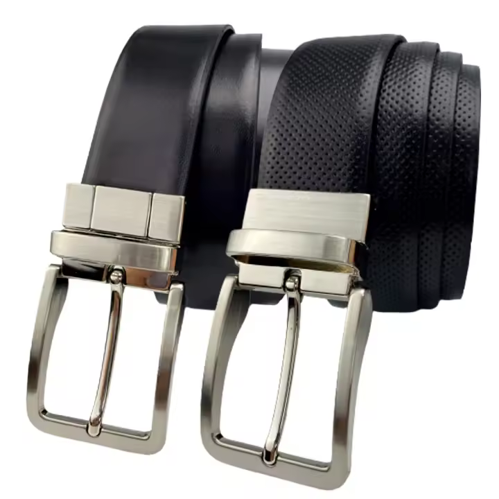 Cinturón reversible de piel 2 en 1 fabricado en España Márquez Cinturones - 1