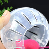 Bola De Deporte Para Hamster 10/12cm Juguete De Ejercicio Para Rattus Y Otros Roedores Pequeños Color Azul/Rosa - details 5
