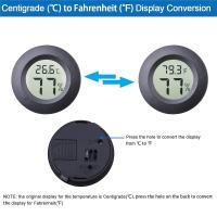 Mini Termómetro Y Higrómetro Electrónico Digital Con Pantalla Para Jardines Medidor De Temperatura Y Humedad Adecuado Para Interiores Y Exteriores - details 1