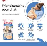 Pack de 3  Churu Snack Puré Receta De Atún Para Gatos 4X14gr - details 1