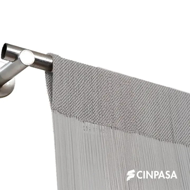 CINPASA | Cortina de Hilos Ignífuga | Diseño Moderno y Versátil para Hogares, Oficinas y Comercios | 100x300 - 1