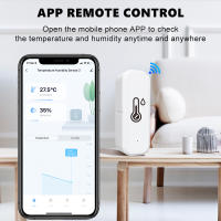 Sensor De Temperatura Y Humedad ZigBee WiFi Tuya Compatible Con Alexa Google Smart Life Para El Hogar Inteligente - details 2