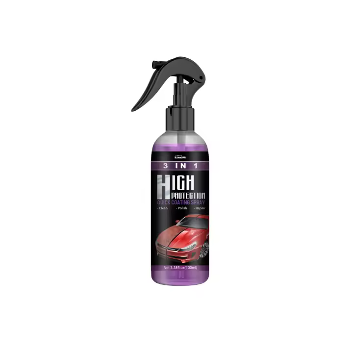 Spray de pintura automotriz 3 en 1 de alta protección y rápida aplicación: recubrimiento para cambio de color, limpieza y protección automática/manual - 1