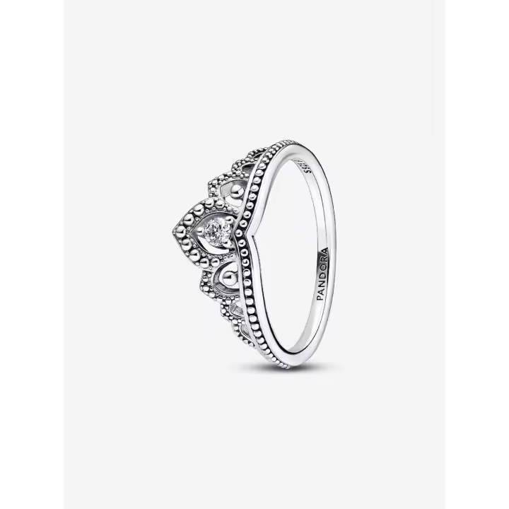 Pandora - Anillo tiara de cuentes regias - Plata de Lei - 1