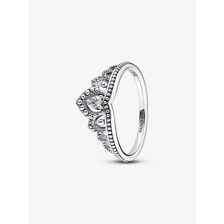 Pandora - Anillo tiara de cuentes regias - Plata de Lei - 1