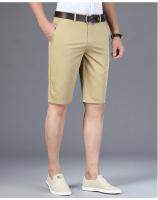 Nuevos Shorts Casuales Para Hombre 2024 5 Colores Verdes Beige Negro Azul Marino Estilo Recto Elásticos Moda Verano - details 16