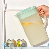 Jarrón De Agua 2500ml Con Tapa Resistente Al Calor Y Al Frío Para Refrigerador Contenedor De Té Y Limonada Adecuado Para Leche De Soja - details 5
