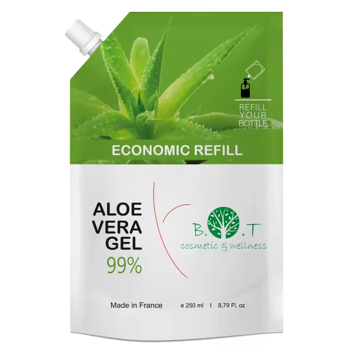 B.O.T Cosmetic & Wellness Gel Aloe Vera Orgánico 100% Natural | Hidratante Piel Cabello 3en1 | After Sun Gel Antiarrugas - 1