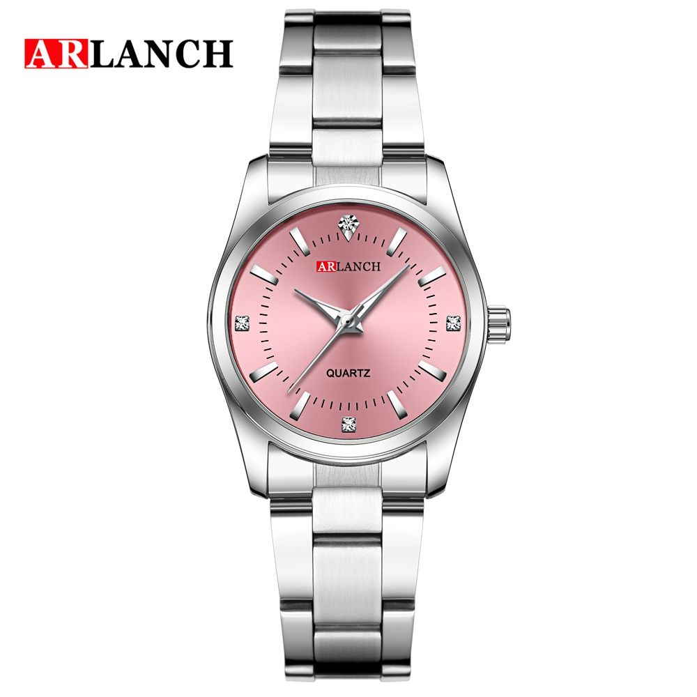 Reloj De Lujo Para Mujer 29mm Moda Acero Inoxidable Con Diamantes Rosa Minimalista Reloj De Pulsera Para Niña Viajes Al Aire Libre