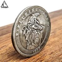 Moneda Commemorativa Anubis Y Águila Decoración Para El Hogar Regalo Moneda De Metal Estilo RELIGIOUS Tema PYRAMID - details 11