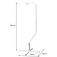 SMELL & SMILE Soporte para Jaula de Pájaros Pie de Gancho para Colgar la Jaula pies Jaula Colgante Producto profesional.Ideal para todas las pequeñas jaulas de pájaros. 161cm,Fácil de montar.Sin jaulas - details 0