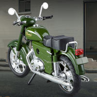 Modelo De Motocicleta Happy XF250 a Escala 1:10 Con Sonido Luz Y Absorción De Choque Neumáticos De Goma Regalo Para Niños Metal Diecast Rojo Verde - details 4